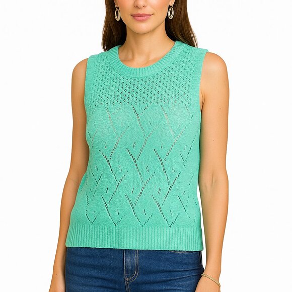 Very J Cotton Knit Top - Picture 1 of 6